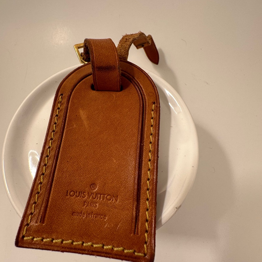 LV Luggage Tag with Poignet
